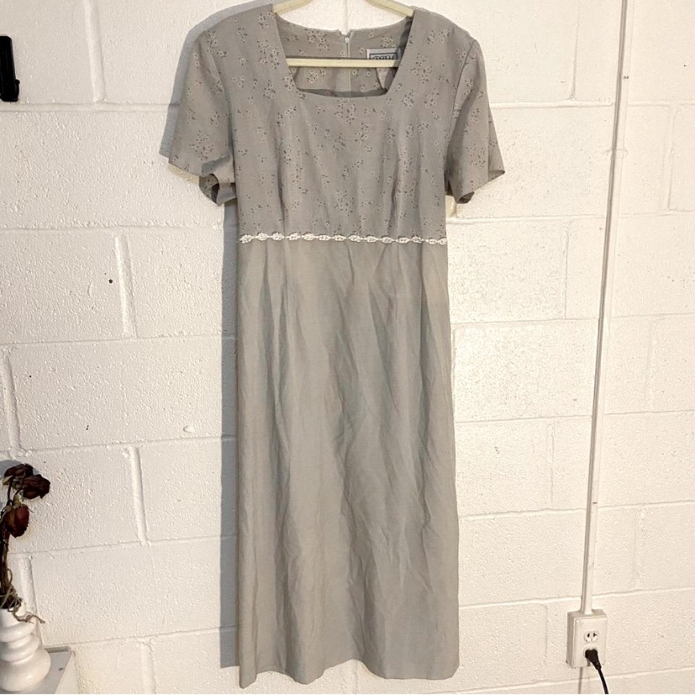 Vintage Gingham Babydoll Dress Size XL D.B.Y.